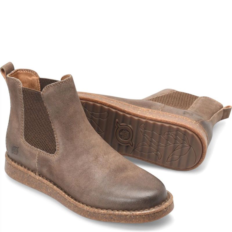 Born Women's Samira Boots - Taupe Distressed (Tan)