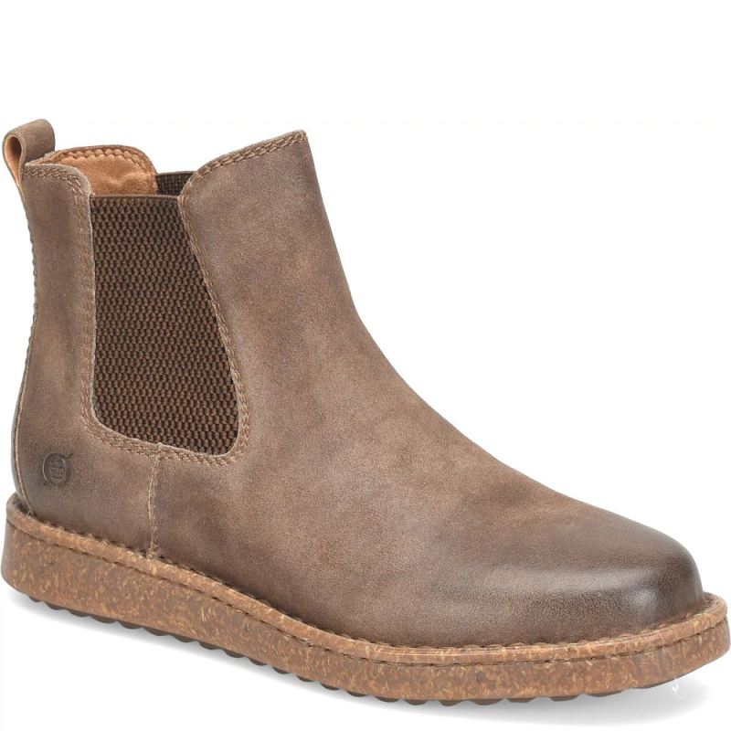Born Women's Samira Boots - Taupe Distressed (Tan)