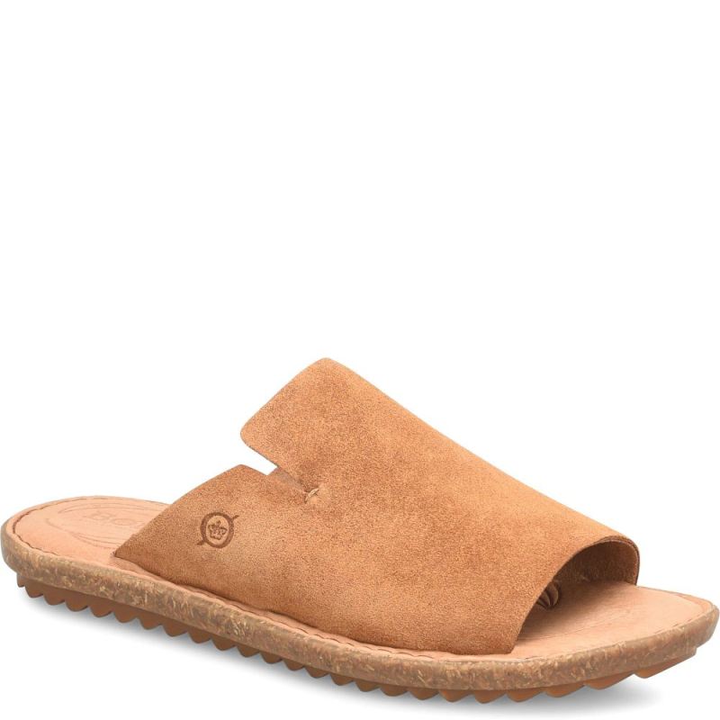 Born Women's Mesilla Sandals - Tan Camel Suede (Brown)