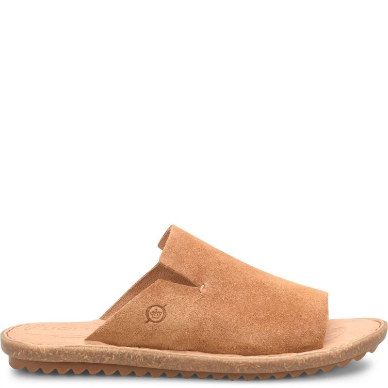 Born Women's Mesilla Sandals - Tan Camel Suede (Brown)