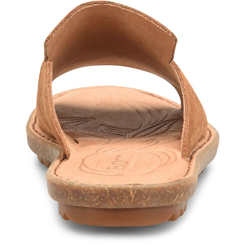 Born Women's Mesilla Sandals - Tan Camel Suede (Brown)