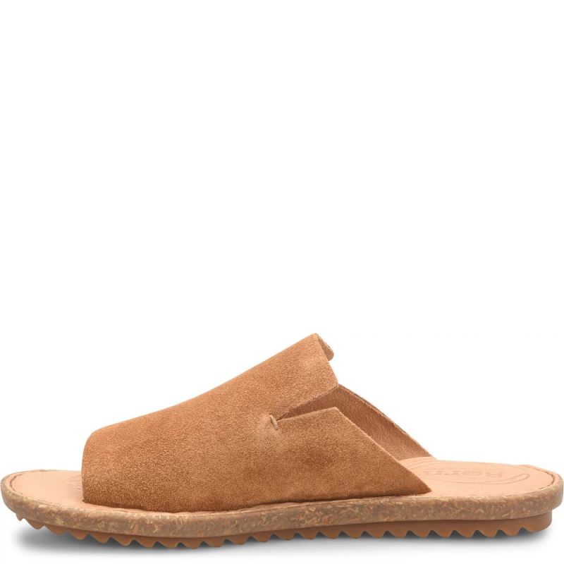 Born Women's Mesilla Sandals - Tan Camel Suede (Brown)