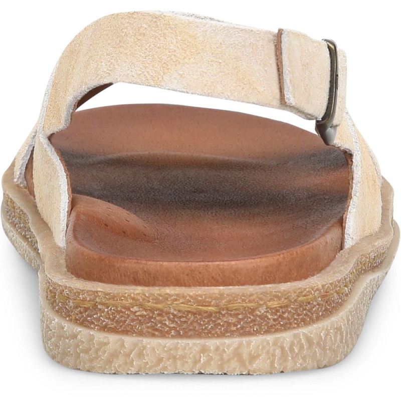 Born Women's Carah Sandals - Natural Sand Suede (Tan)