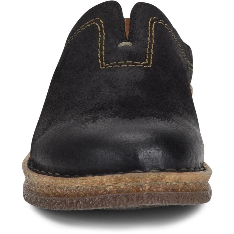 Born Women's Seana Clogs - Black Distressed (Black)