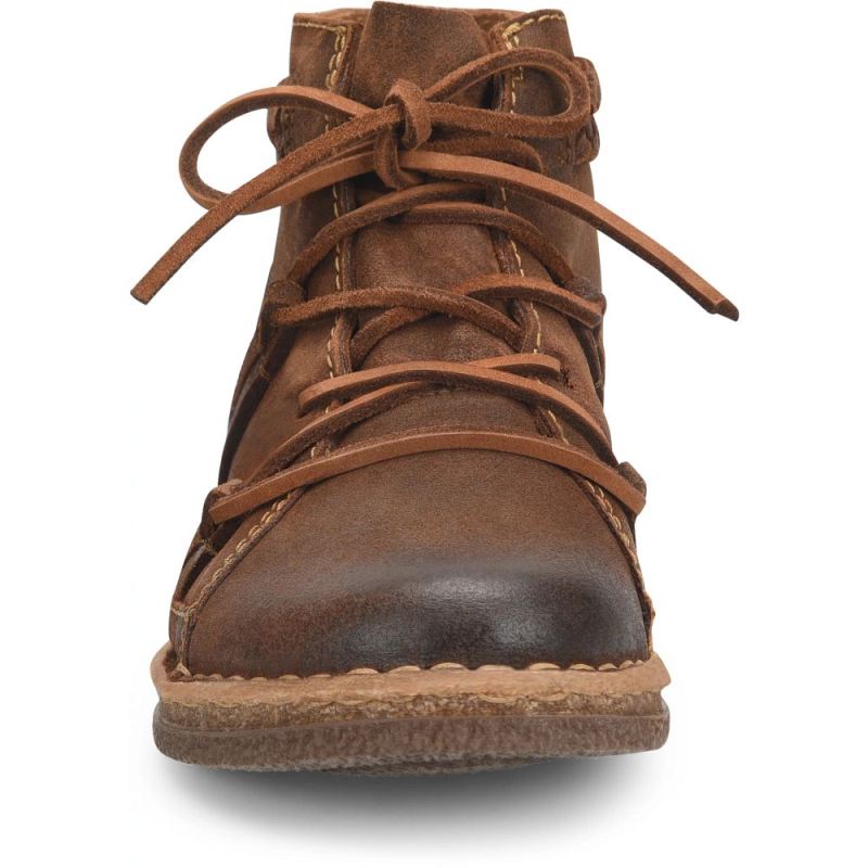 Born Women's Temple II Boots - Glazed Ginger Distressed (Brown)