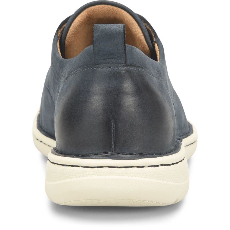 Born Men's Todd Slip-Ons & Lace-Ups - Navy Blue Night Nubuck (Bl