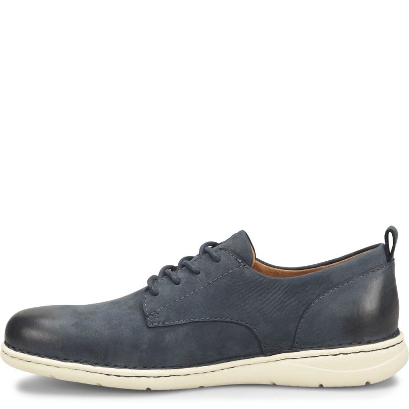 Born Men's Todd Slip-Ons & Lace-Ups - Navy Blue Night Nubuck (Bl