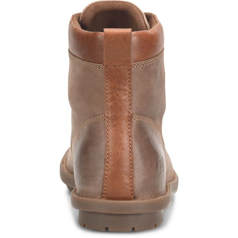 Born Men's Sean Boots - Taupe Fossil (Tan)