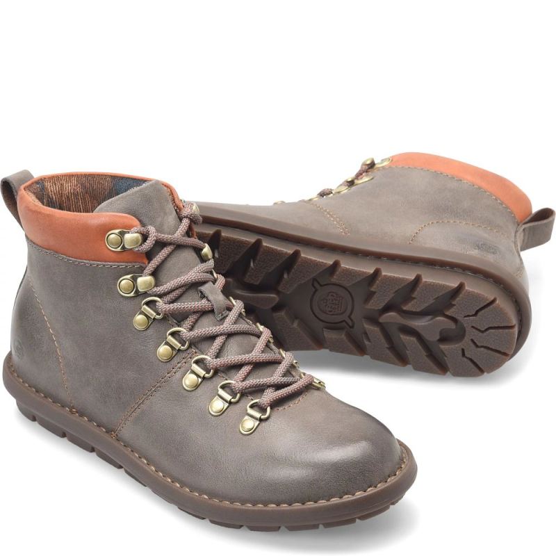 Born Women's Blaine Boots - Grey and Orange (Grey)