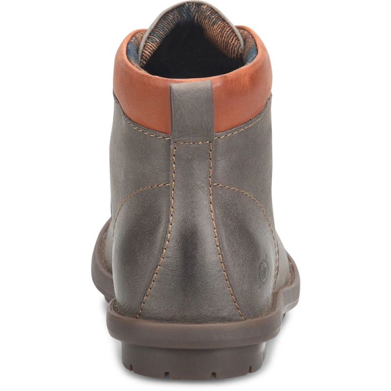 Born Women's Blaine Boots - Grey and Orange (Grey) - Click Image to Close