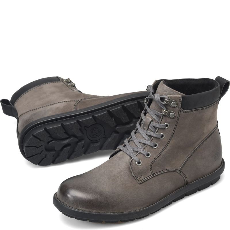 Born Men's Sean Boots - Charcoal (Grey)
