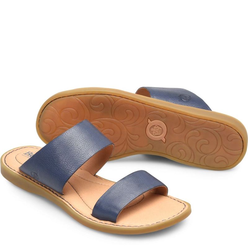 Born Women's Inslo Sandals - Navy Marine (Blue)