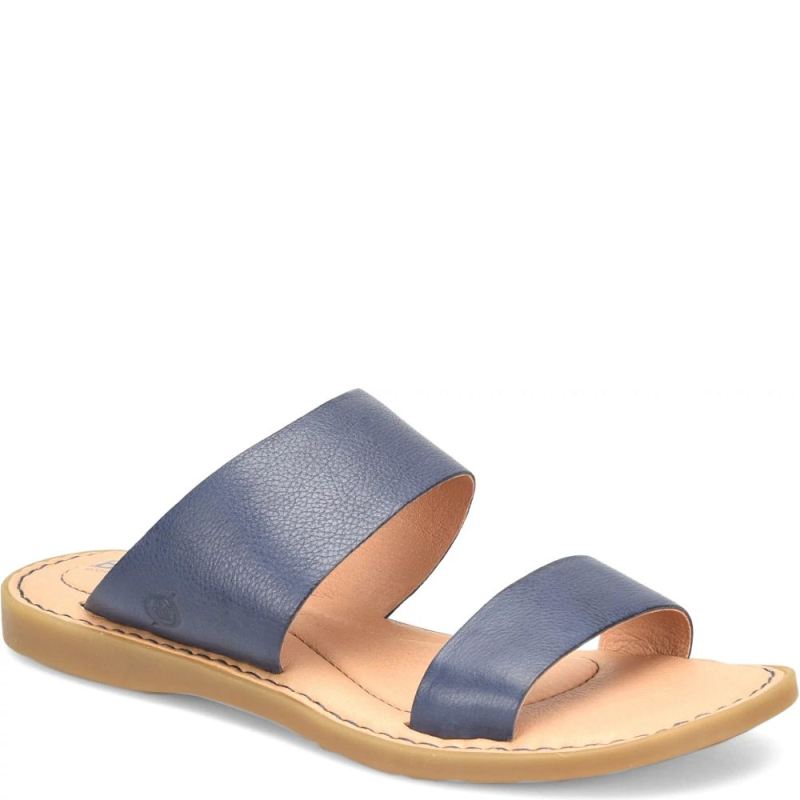 Born Women's Inslo Sandals - Navy Marine (Blue)