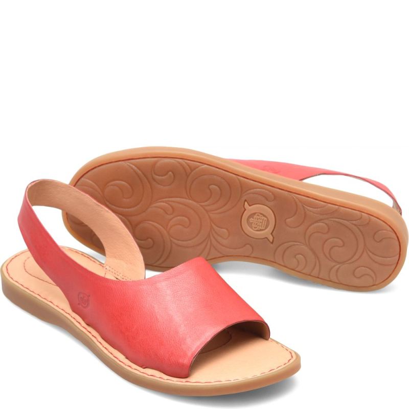 Born Women's Inlet Sandals - Coral (Red)