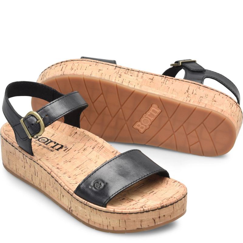 Born Women's Sari Sandals - Black