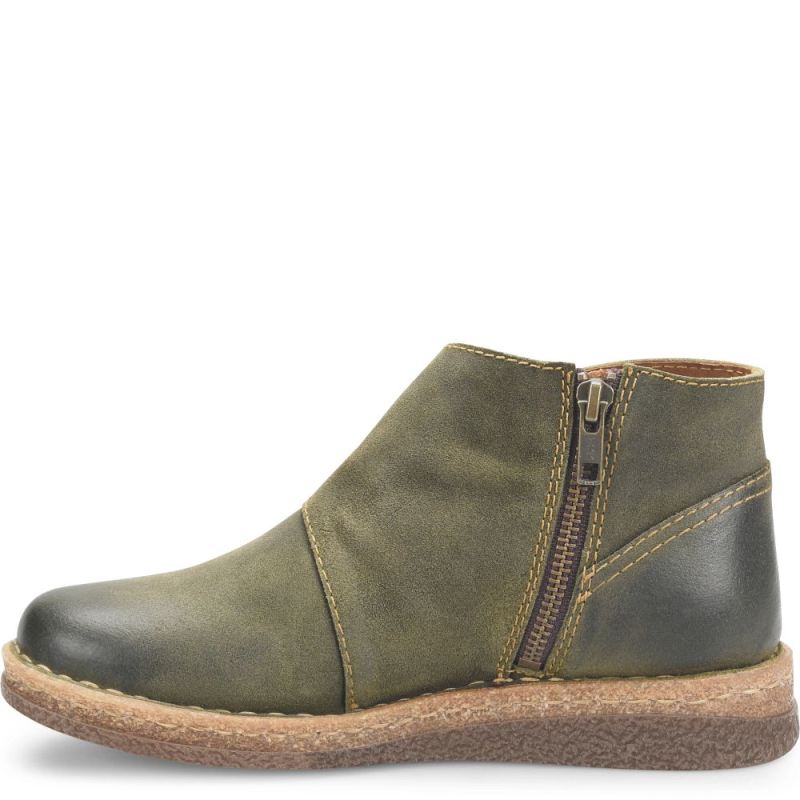 Born Women's Tora Boots - Olivio Distressed (Green)