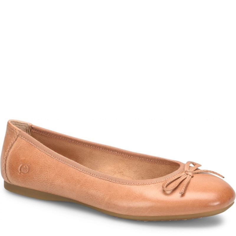 Born Women's Brin Flats - Natural Almond (Tan)