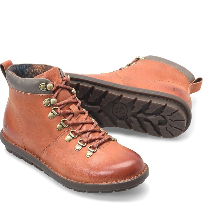 Born Women's Blaine Boots - Orange and Grey (Orange)