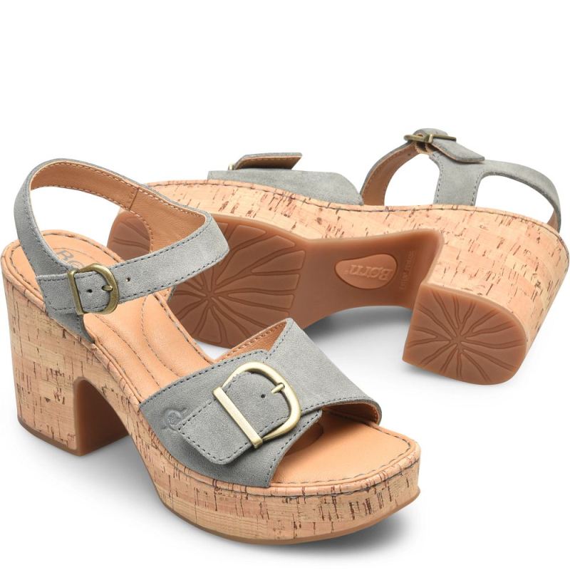 Born Women's Browyn Sandals - Army Suede (Green)