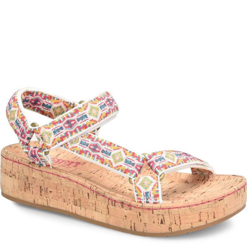 Born Women's Sirena Sandals - White (Multicolor)