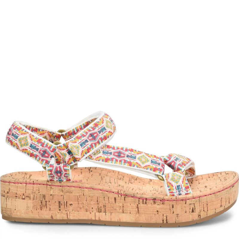 Born Women's Sirena Sandals - White (Multicolor)