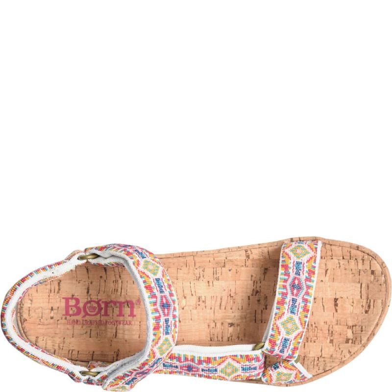 Born Women's Sirena Sandals - White (Multicolor)