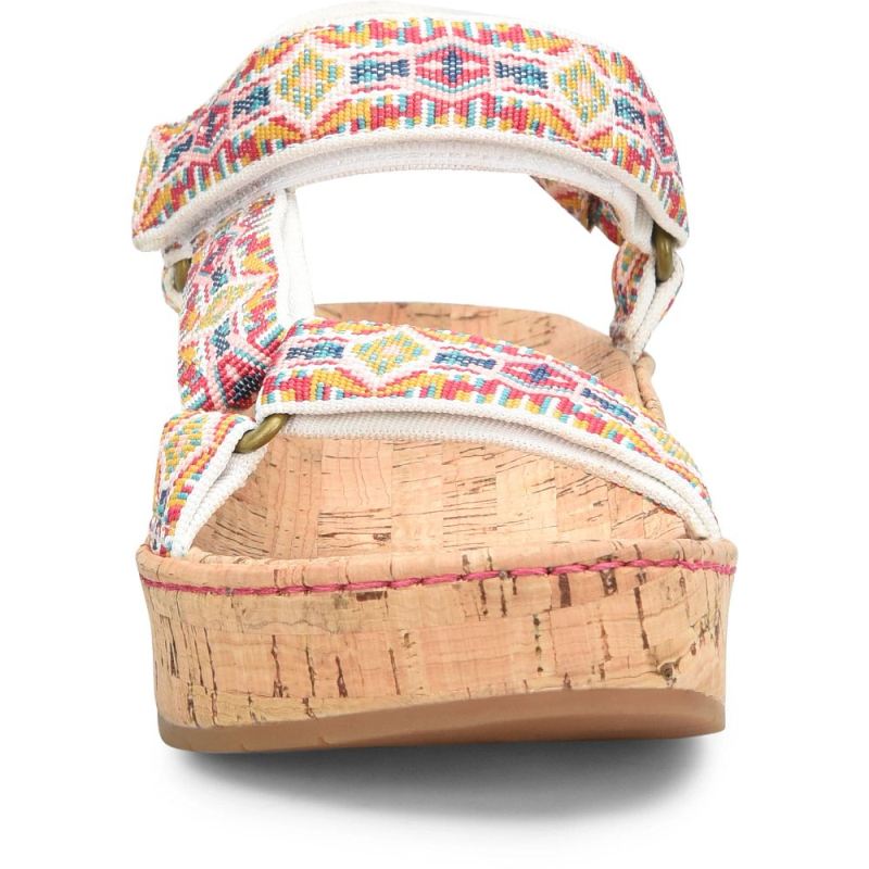 Born Women's Sirena Sandals - White (Multicolor)