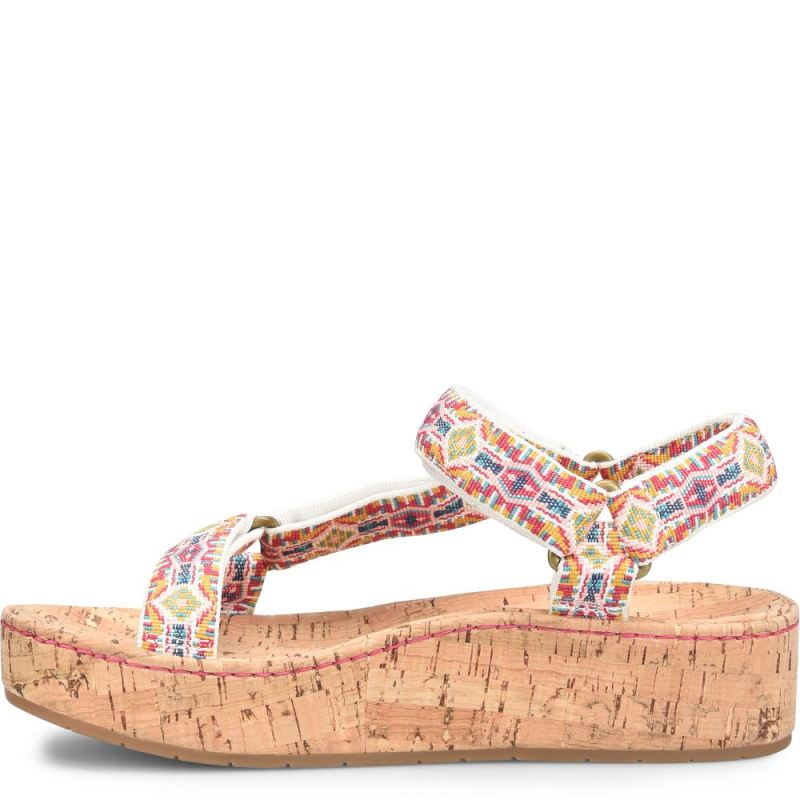 Born Women's Sirena Sandals - White (Multicolor)