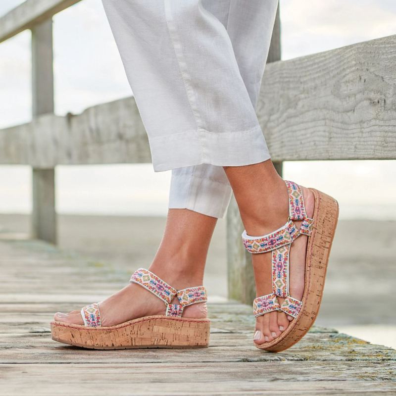 Born Women's Sirena Sandals - White (Multicolor)