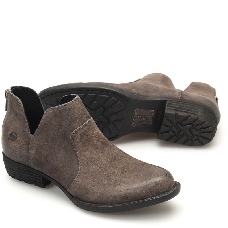 Born Women's Kerri Boots - Dark Grey Distressed (Grey)